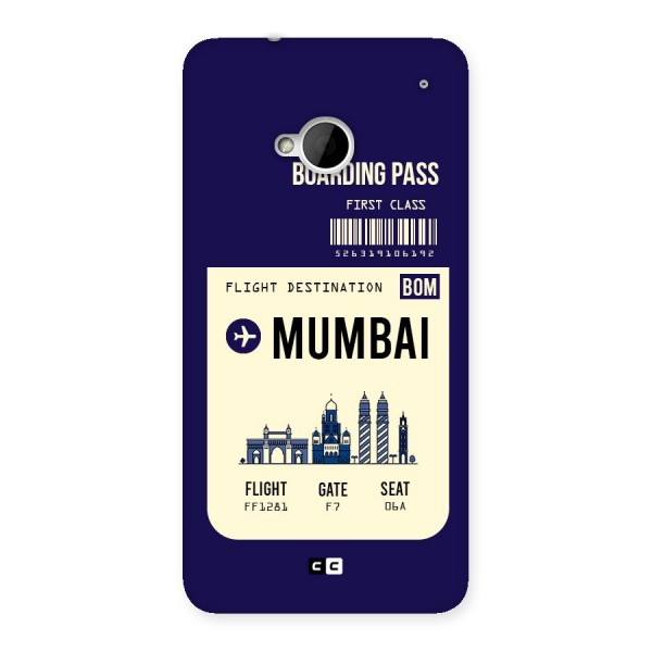 Mumbai Boarding Pass Back Case for HTC One M7