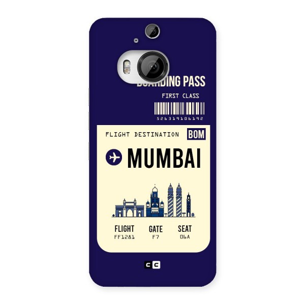 Mumbai Boarding Pass Back Case for HTC One M9 Plus