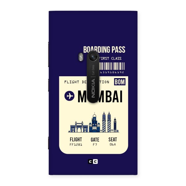 Mumbai Boarding Pass Back Case for Lumia 920