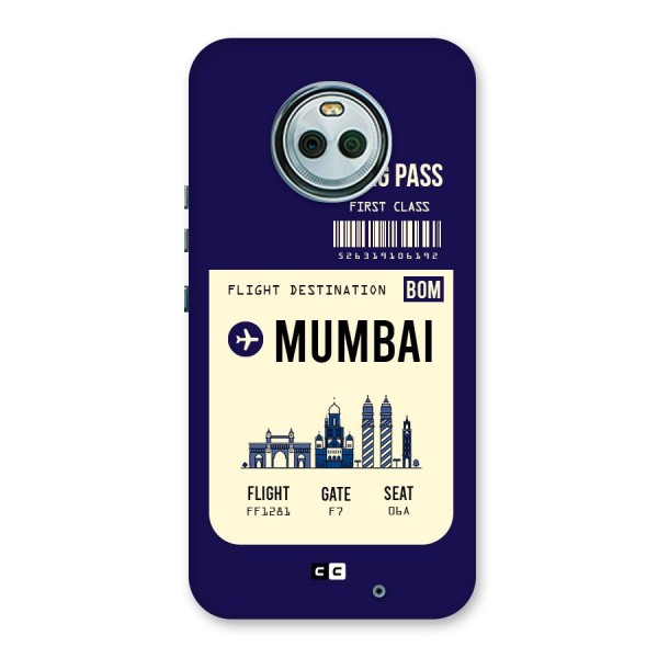 Mumbai Boarding Pass Back Case for Moto X4