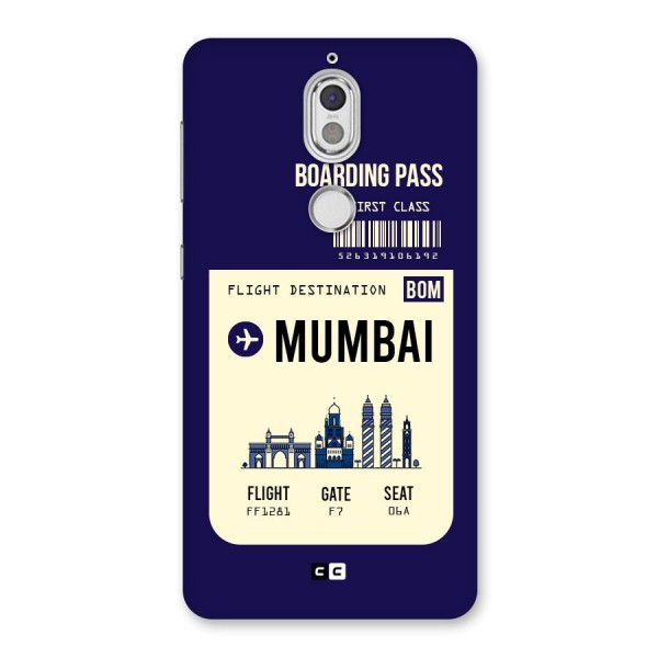 Mumbai Boarding Pass Back Case for Nokia 7