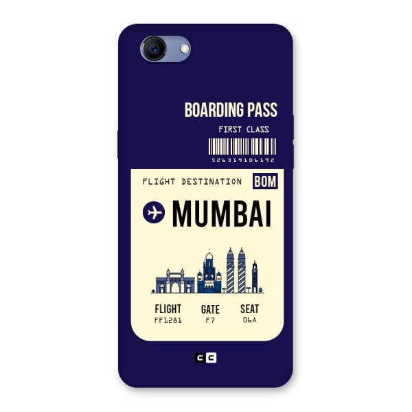 Mumbai Boarding Pass Back Case for Oppo Realme 1