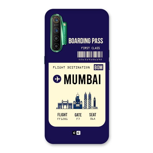 Mumbai Boarding Pass Back Case for Realme X2