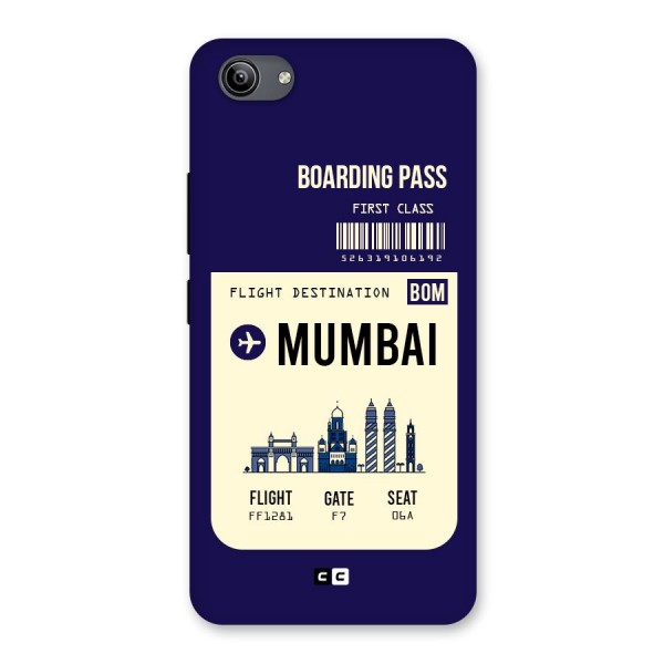 Mumbai Boarding Pass Back Case for Vivo Y81i