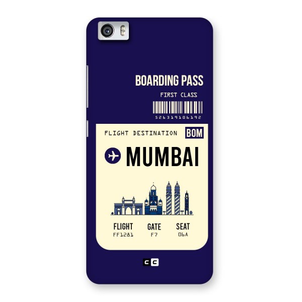 Mumbai Boarding Pass Back Case for Xiaomi Redmi Mi5