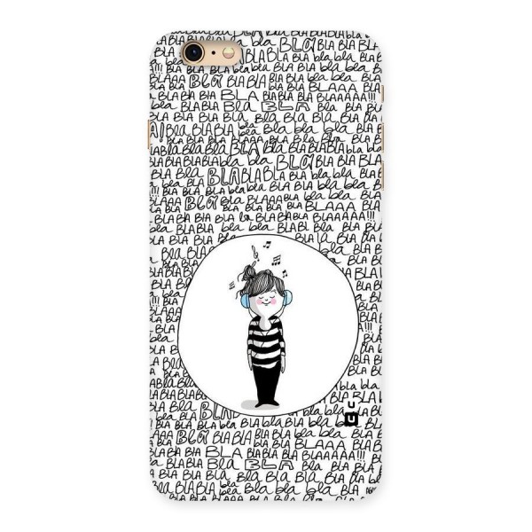 Music And Bla Bla Back Case for iPhone 6 Plus 6S Plus