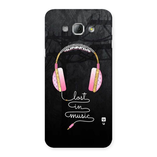 Music Lost Back Case for Galaxy A8