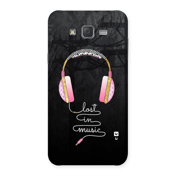 Music Lost Back Case for Galaxy J7