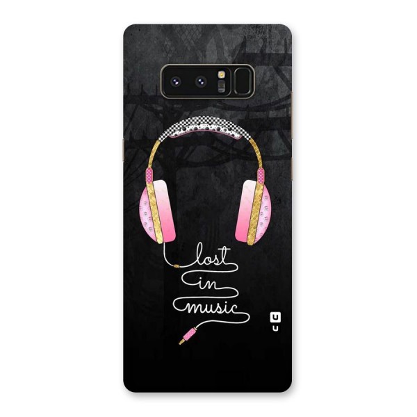 Music Lost Back Case for Galaxy Note 8