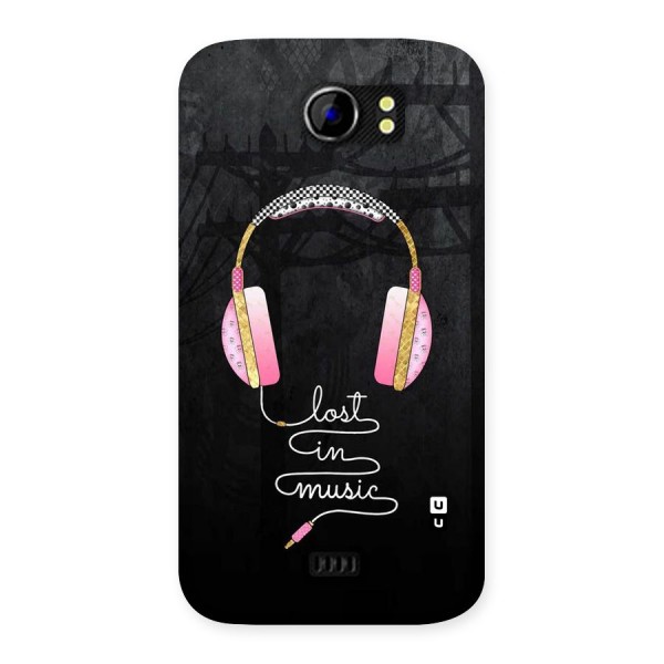 Music Lost Back Case for Micromax Canvas 2 A110