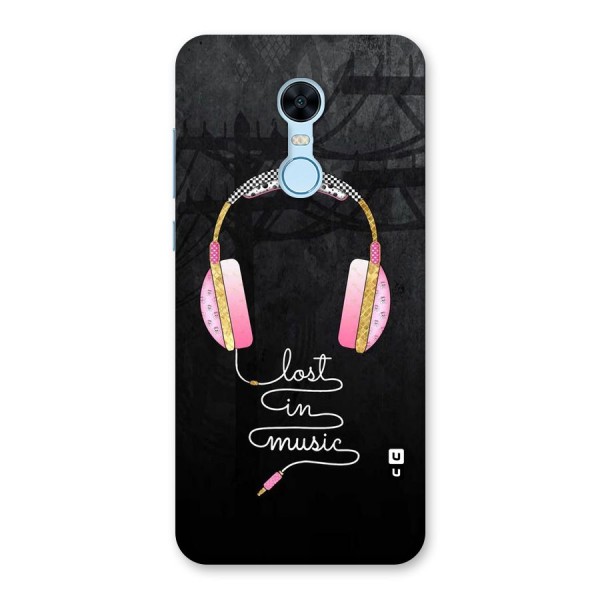 Music Lost Back Case for Redmi Note 5
