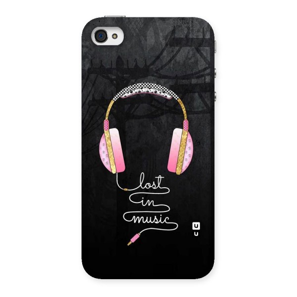 Music Lost Back Case for iPhone 4 4s