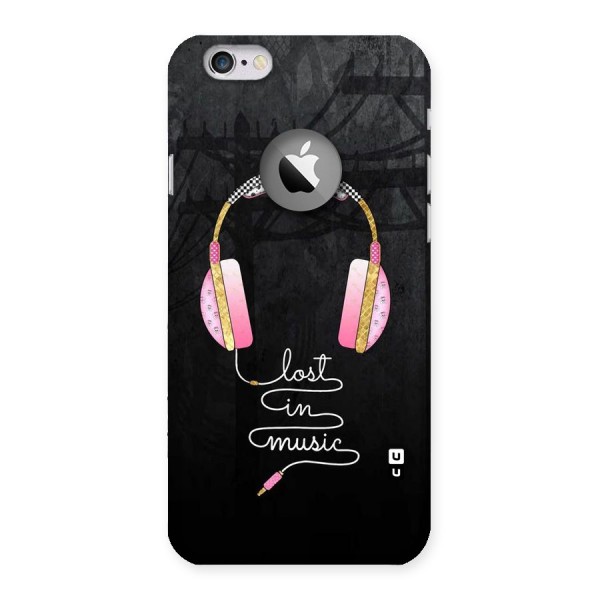 Music Lost Back Case for iPhone 6 Logo Cut