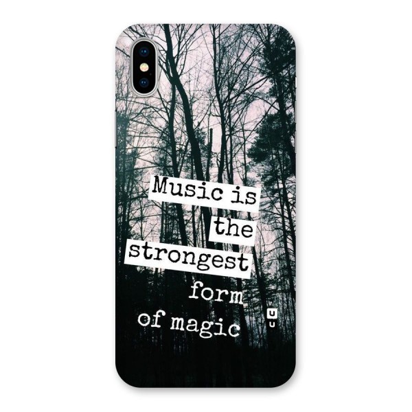 Music Magic Back Case for iPhone X