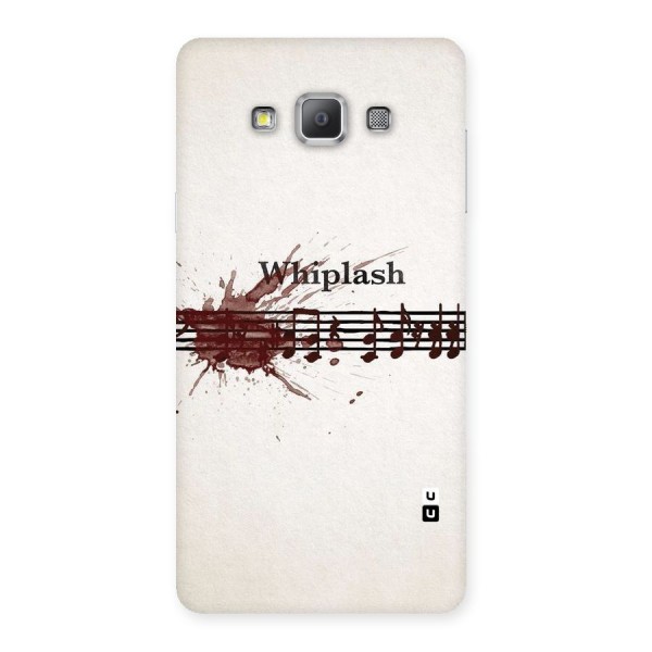 Music Notes Splash Back Case for Galaxy A7