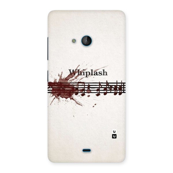 Music Notes Splash Back Case for Lumia 540