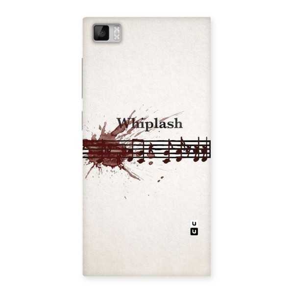 Music Notes Splash Back Case for Xiaomi Mi3