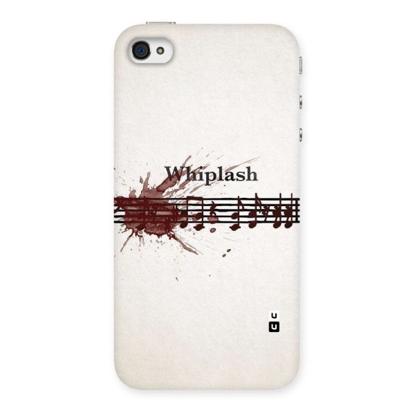 Music Notes Splash Back Case for iPhone 4 4s