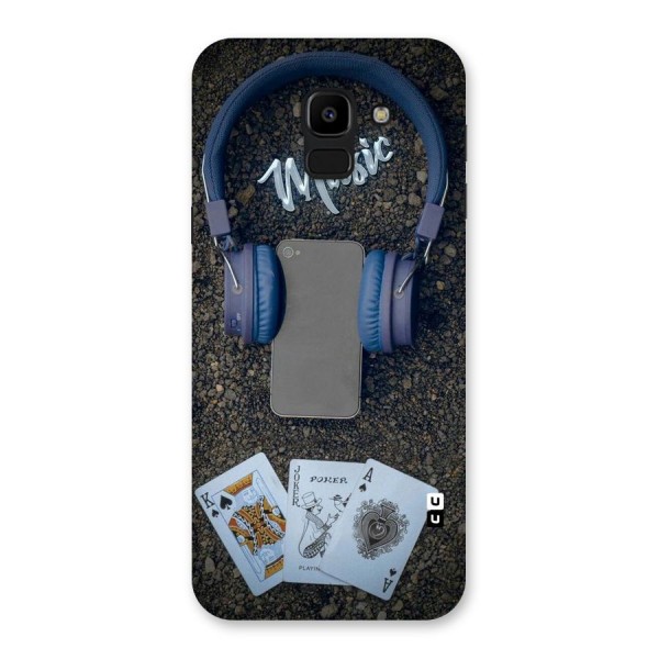 Music Power Cards Back Case for Galaxy J6