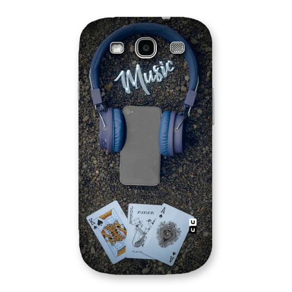 Music Power Cards Back Case for Galaxy S3