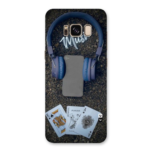 Music Power Cards Back Case for Galaxy S8