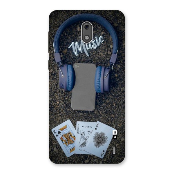 Music Power Cards Back Case for Nokia 2