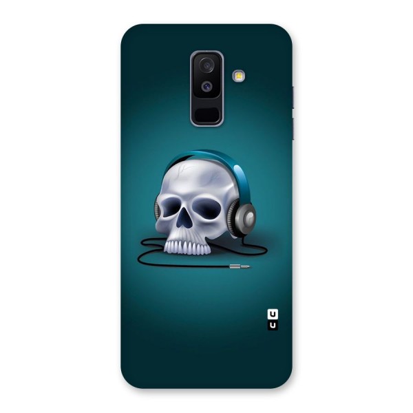 Music Skull Back Case for Galaxy A6 Plus