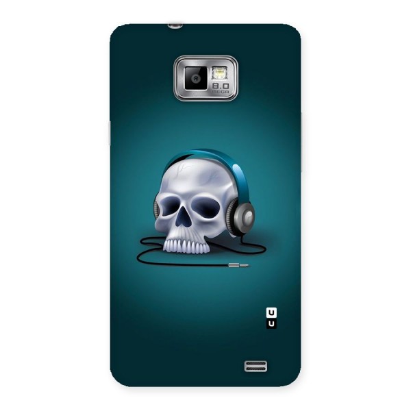 Music Skull Back Case for Galaxy S2