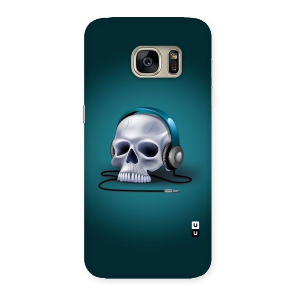 Music Skull Back Case for Galaxy S7