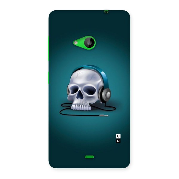 Music Skull Back Case for Lumia 535