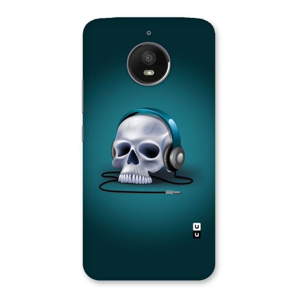 Music Skull Back Case for Moto E4 Plus