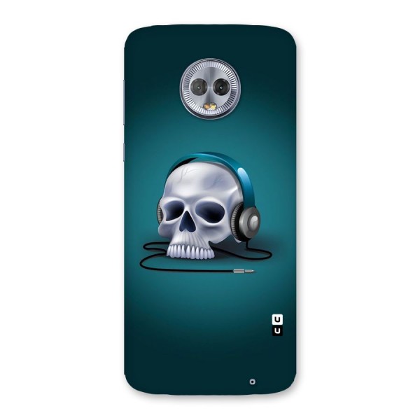 Music Skull Back Case for Moto G6 Plus