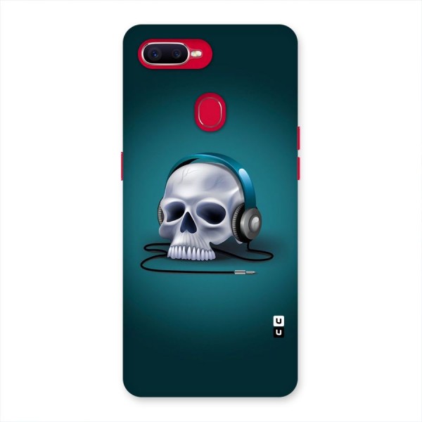 Music Skull Back Case for Oppo F9 Pro