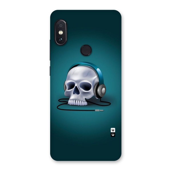 Music Skull Back Case for Redmi Note 5 Pro
