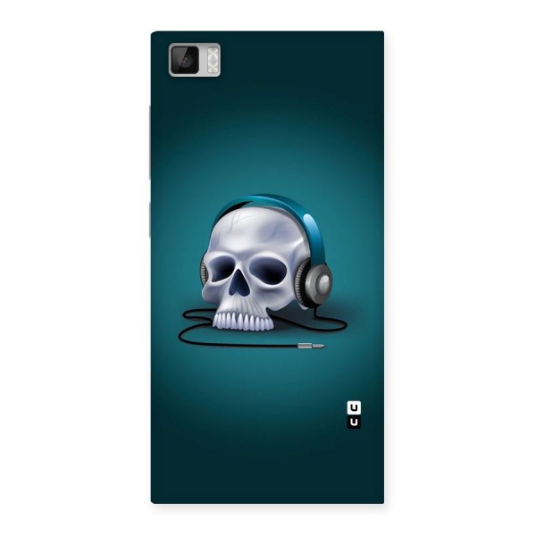 Music Skull Back Case for Xiaomi Mi3