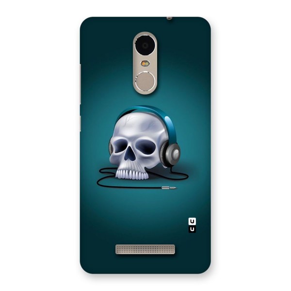 Music Skull Back Case for Xiaomi Redmi Note 3