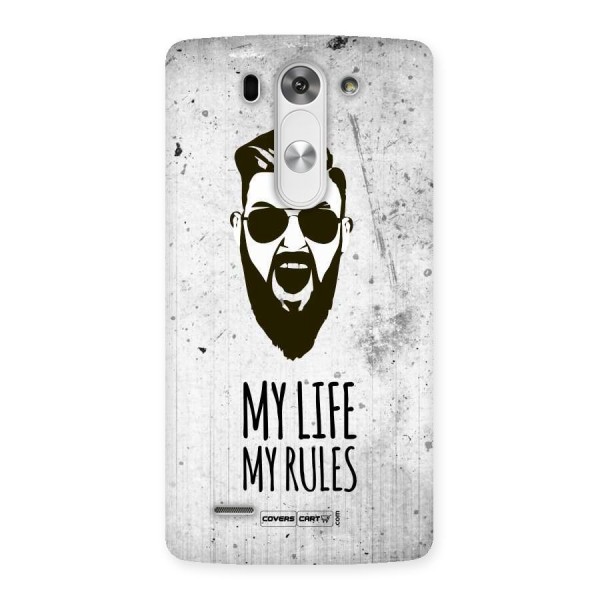 My Life My Rules Back Case for LG G3 Mini
