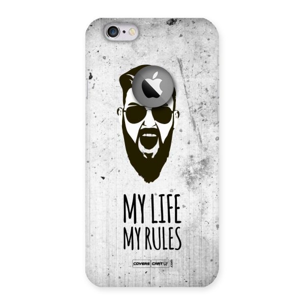 My Life My Rules Back Case for iPhone 6 Logo Cut