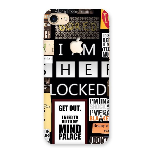 Mystery Pattern Back Case for iPhone 7 Apple Cut