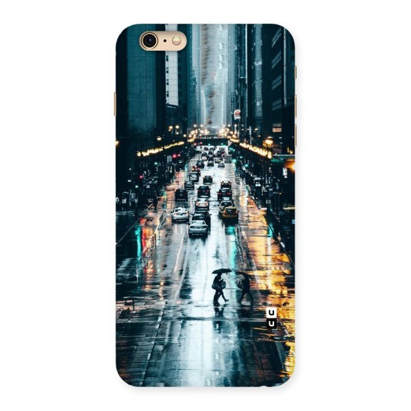 NY Streets Rainy Back Case for iPhone 6 Plus 6S Plus