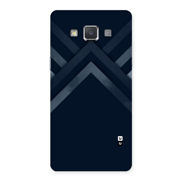 Navy Blue Arrow Back Case for Galaxy Grand Max