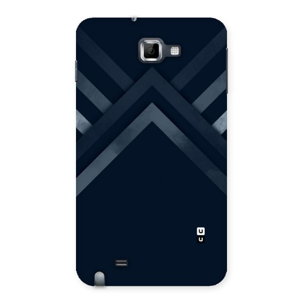 Navy Blue Arrow Back Case for Galaxy Note