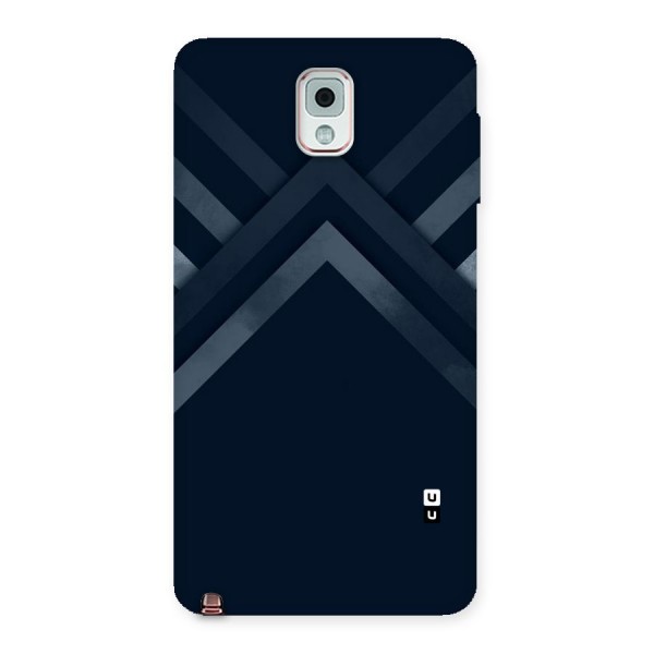 Navy Blue Arrow Back Case for Galaxy Note 3