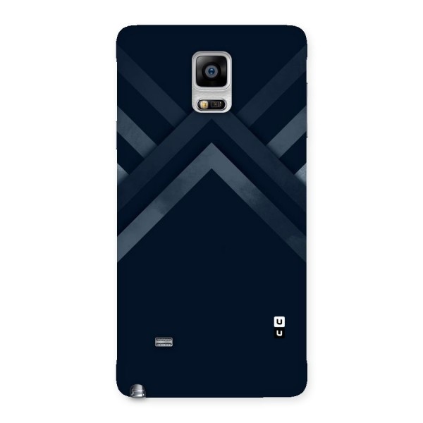 Navy Blue Arrow Back Case for Galaxy Note 4