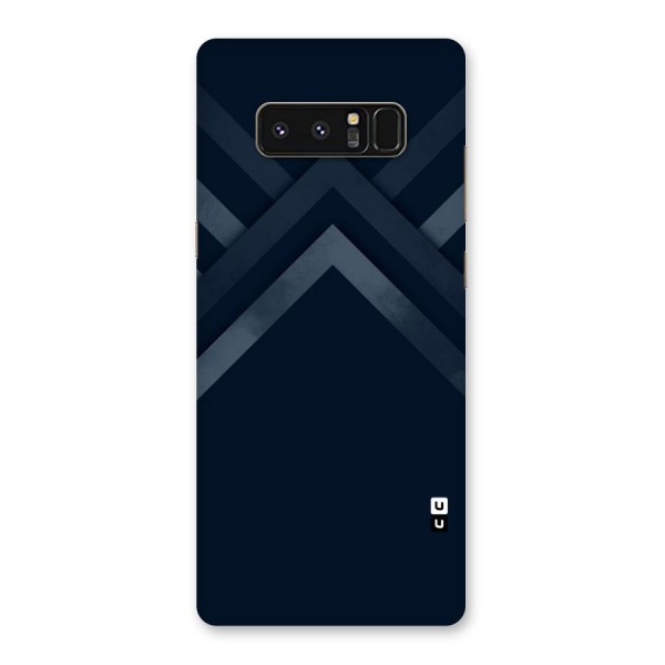 Navy Blue Arrow Back Case for Galaxy Note 8