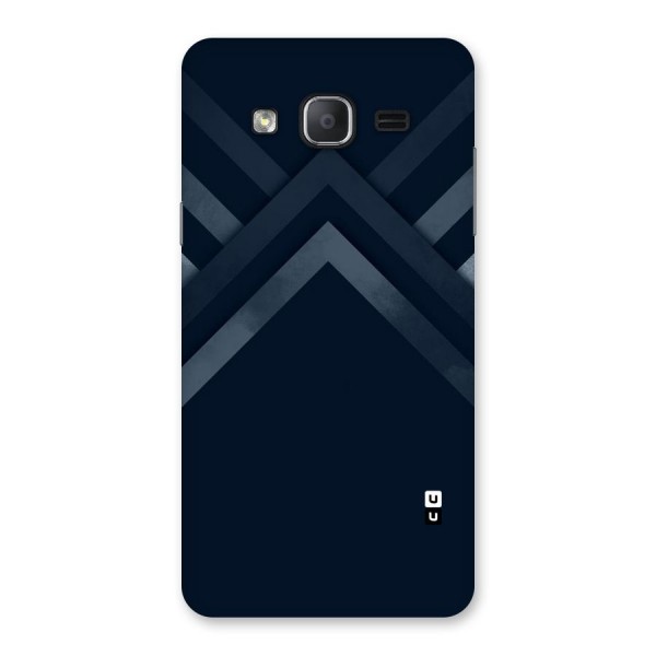 Navy Blue Arrow Back Case for Galaxy On7 Pro