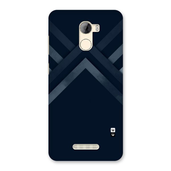 Navy Blue Arrow Back Case for Gionee A1 LIte