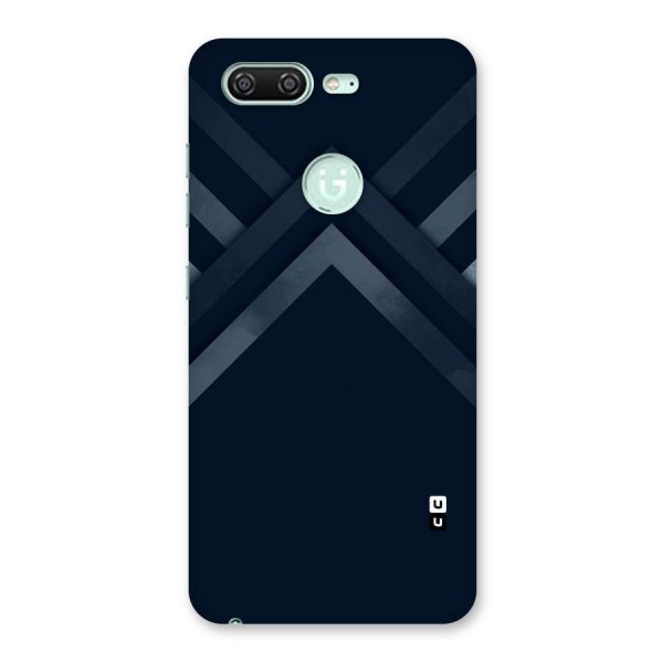 Navy Blue Arrow Back Case for Gionee S10