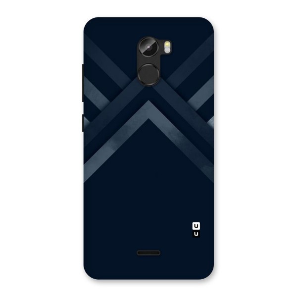 Navy Blue Arrow Back Case for Gionee X1