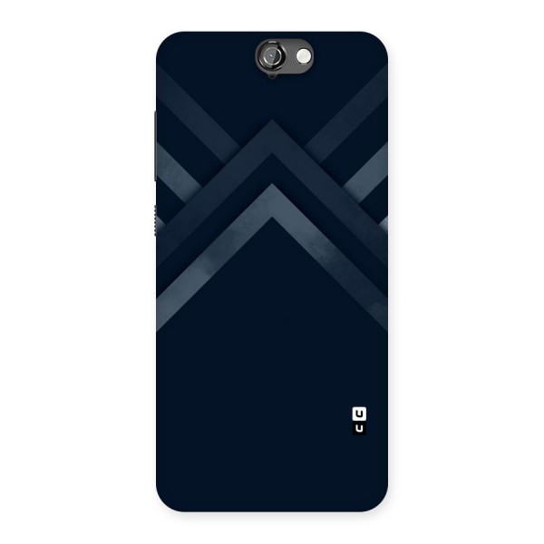 Navy Blue Arrow Back Case for HTC One A9